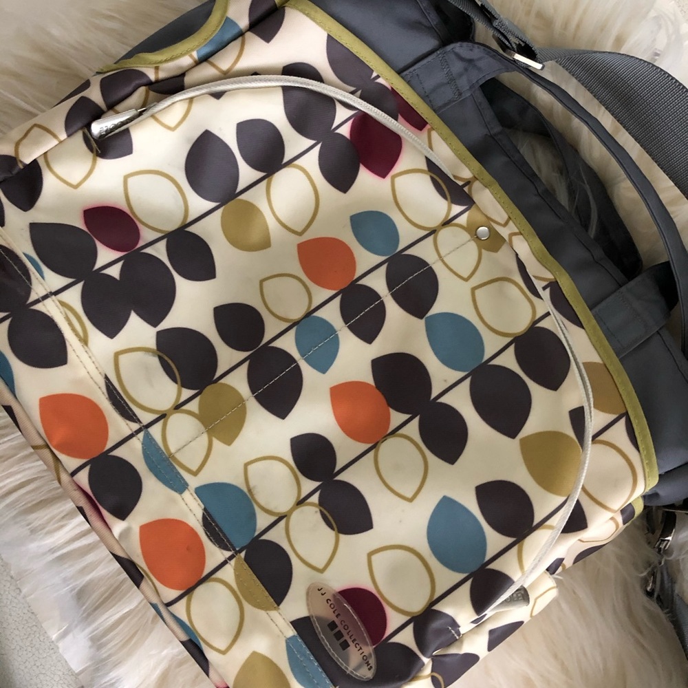 JJ Cole Baby Bag + Car Seat Cover Bundle